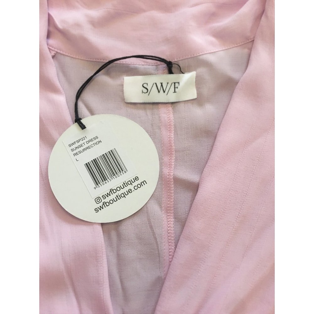 SWF Sunset Maxi Dress in Resurrection Pink New - Picture 8 of 11
